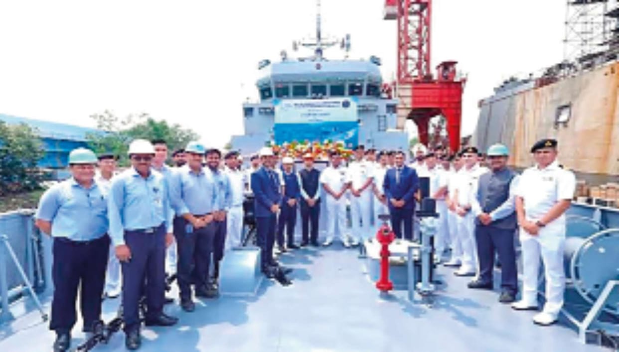 India Navy Indigenous vessels Dunagiri Sanshodhak and Agray join the Navy a major boost to maritime