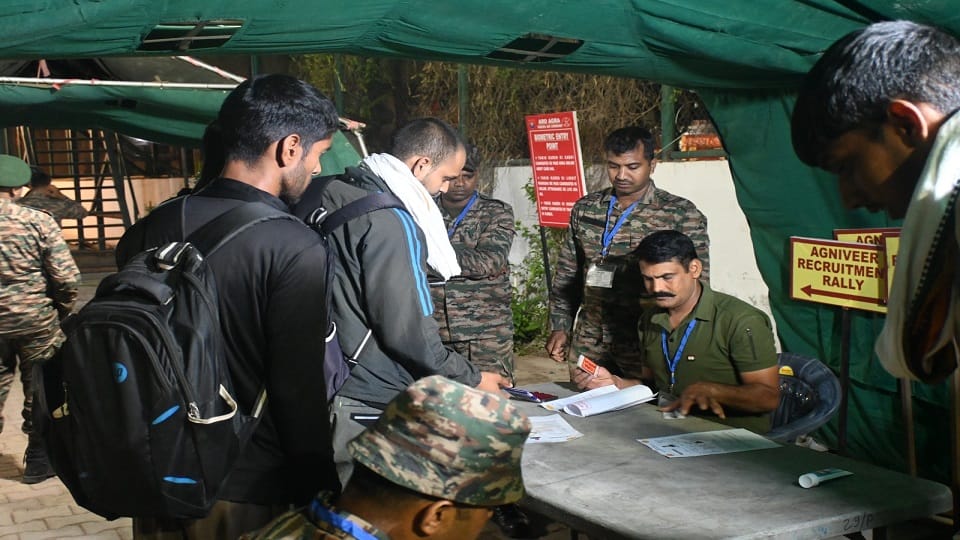 Agniveer Recruitment Drive start in agra