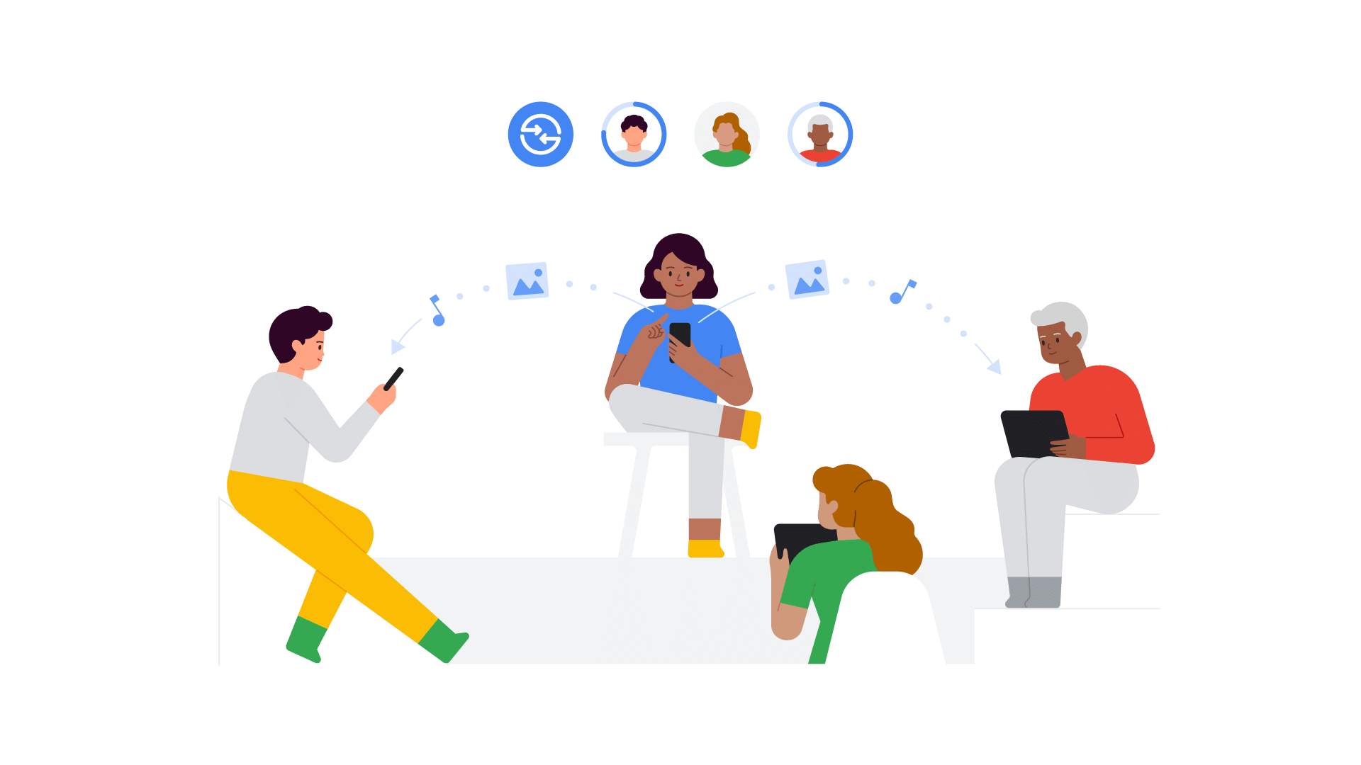 एंड्रॉइड टैप-टू-शेयर फीचर