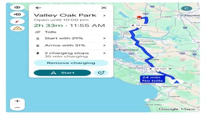 Google Maps EV Update: AI-Powered Battery Prediction, Trip Planning Here