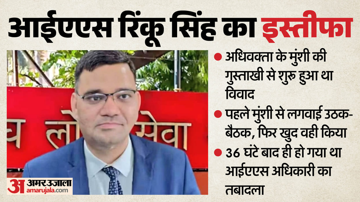 IAS Rinku Singh Rahi Resignation News controversy sparked by insolence of lawyer clerk led to his resignation