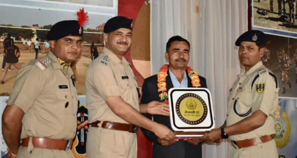 आईटीबीपी महाराजपुर परिसर में सैनिक सभा का आयोजन