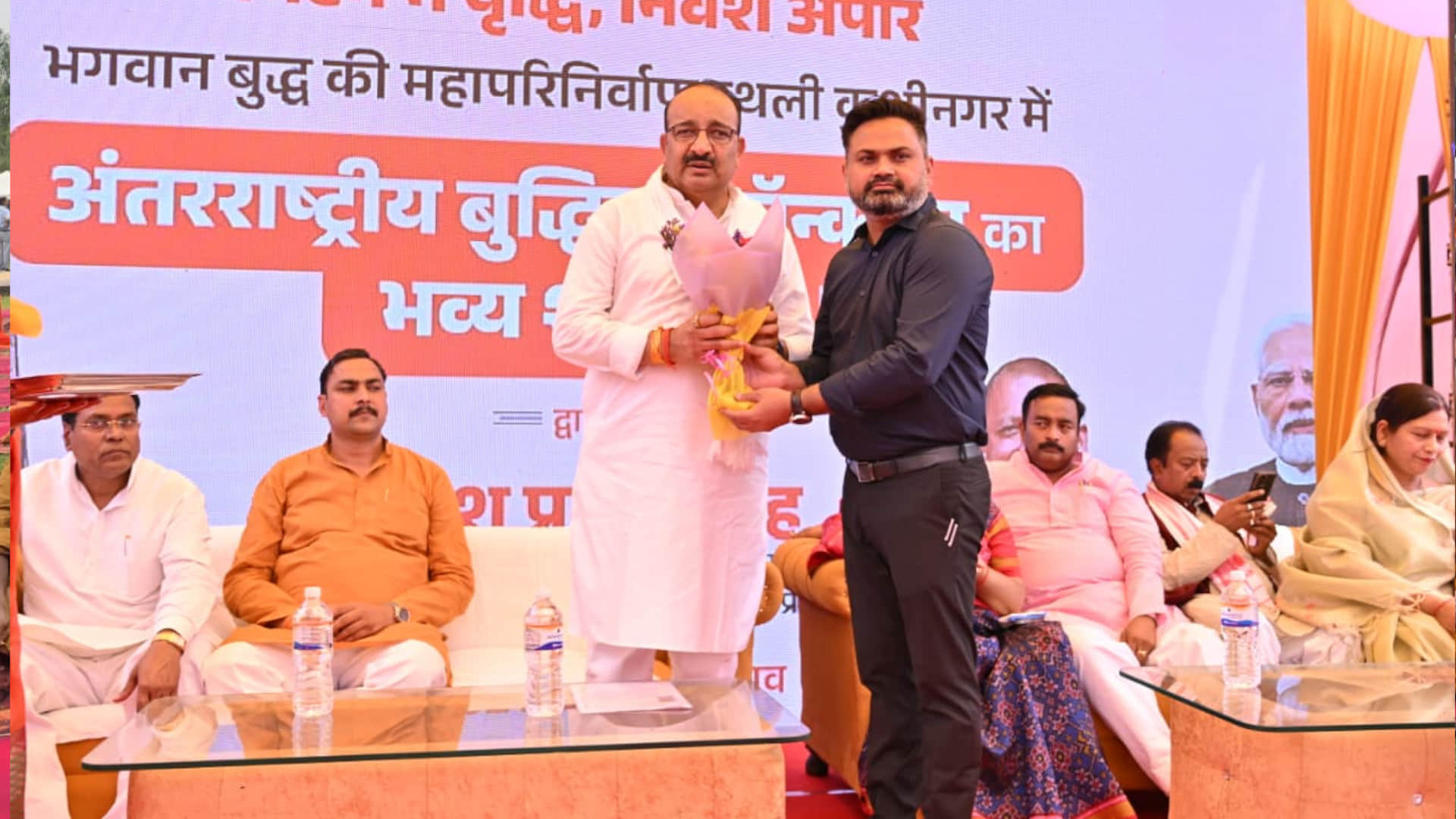 Buddhist Conclave Kicks Off with Chanting, But Questions Loom Over Development