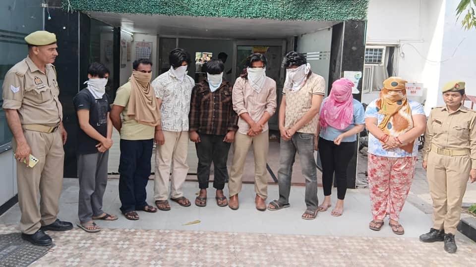 मझोला पुलिस ने की कार्रवाई