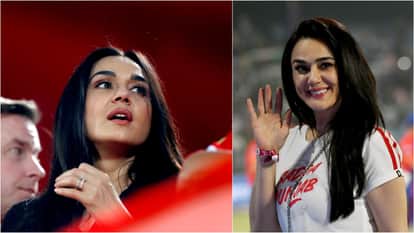 IPL 2026: Preity Zinta Nimrat Khaira watched Punjab Kings and Gujarat Titans match see photos