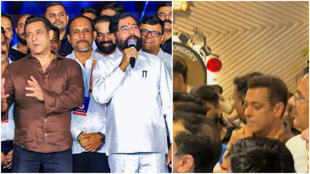 Salman Khan Gets Mobbed At An Event Amid Death Threats Fans Raise Concerns About Security Says It is Risky