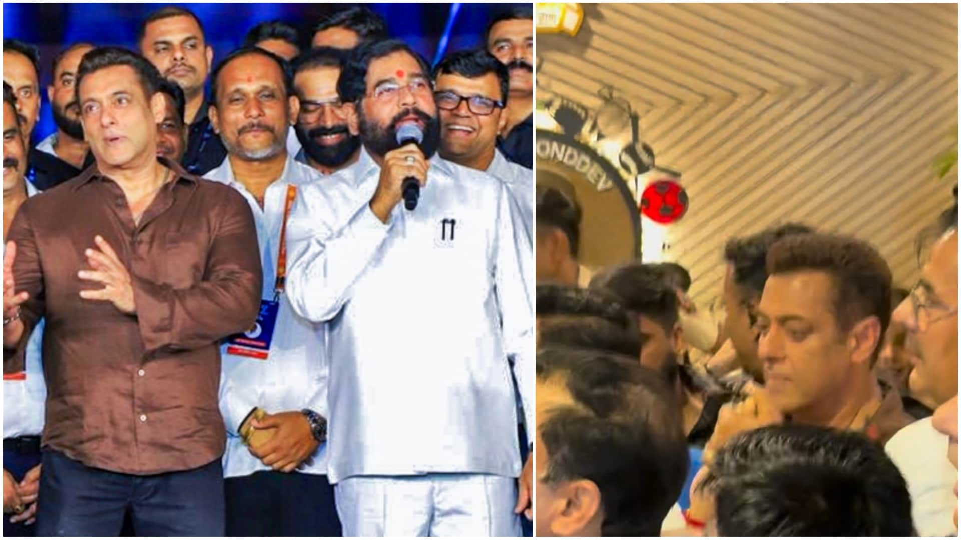 सलमान खान और एकनाथ शिंदे