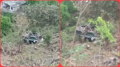 Himachal HRTC Bus Plunges into Gorge While Turning Driver Saves His Life by Jumping Out