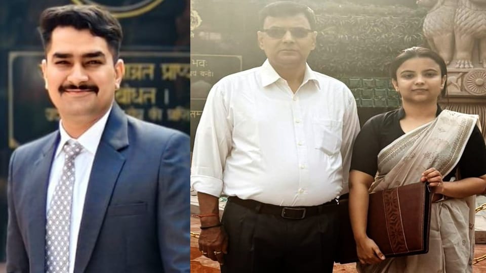 Shamli: Commandant's son Vivek and Inspector's daughter Garima became PCS officers
