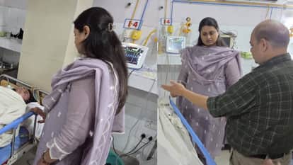 Minister Shreyasi Singh reached the hospital to meet volleyball player Govind Kumar Patna Begusarai News