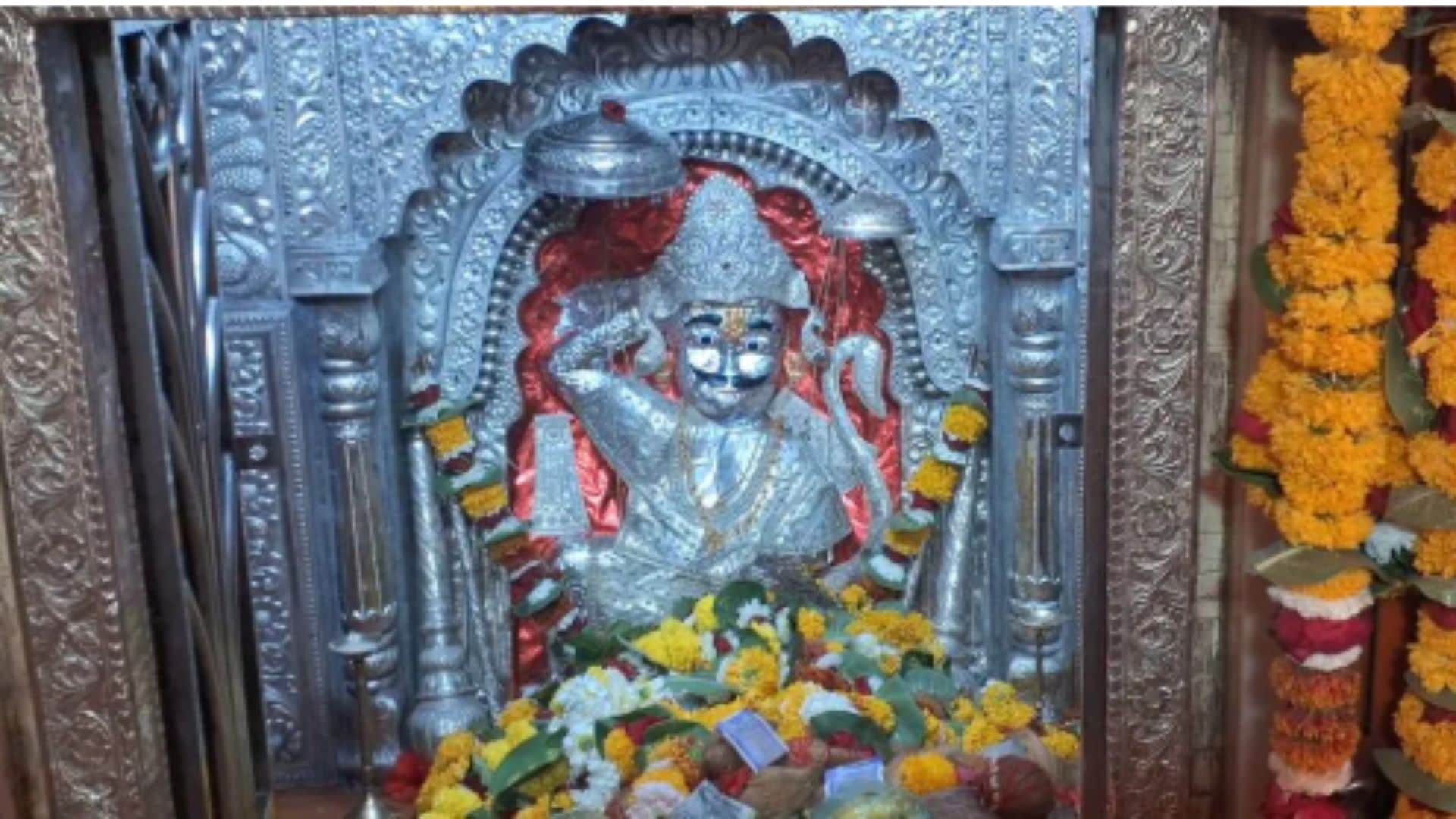 Sagar unique Hanuman temple with parade when troubleshooter himself arrived in parade instead of soldier