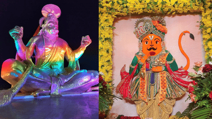 Indore News Hanuman Janmotsav jayanti Ranjeet Hanuman Temple Pitra Parvat