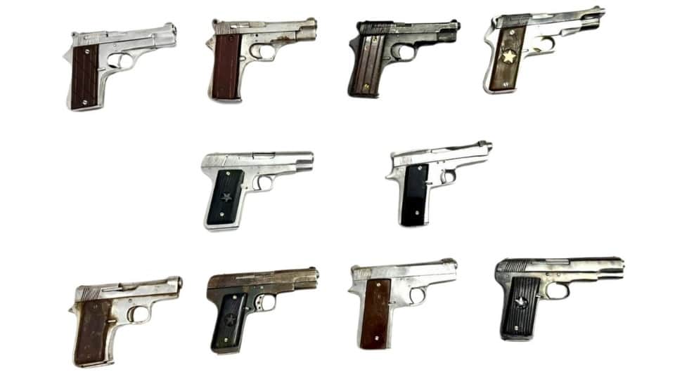 आरोपियों से बरामद हथियार