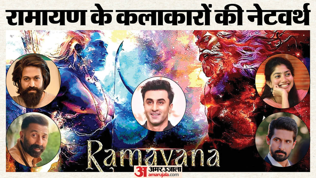 Ramayana Movie Cast Net Worth From Ranbir Kapoor To Yash Sai Pallavi Sunny Deol Ravi dubey Full Wealth List