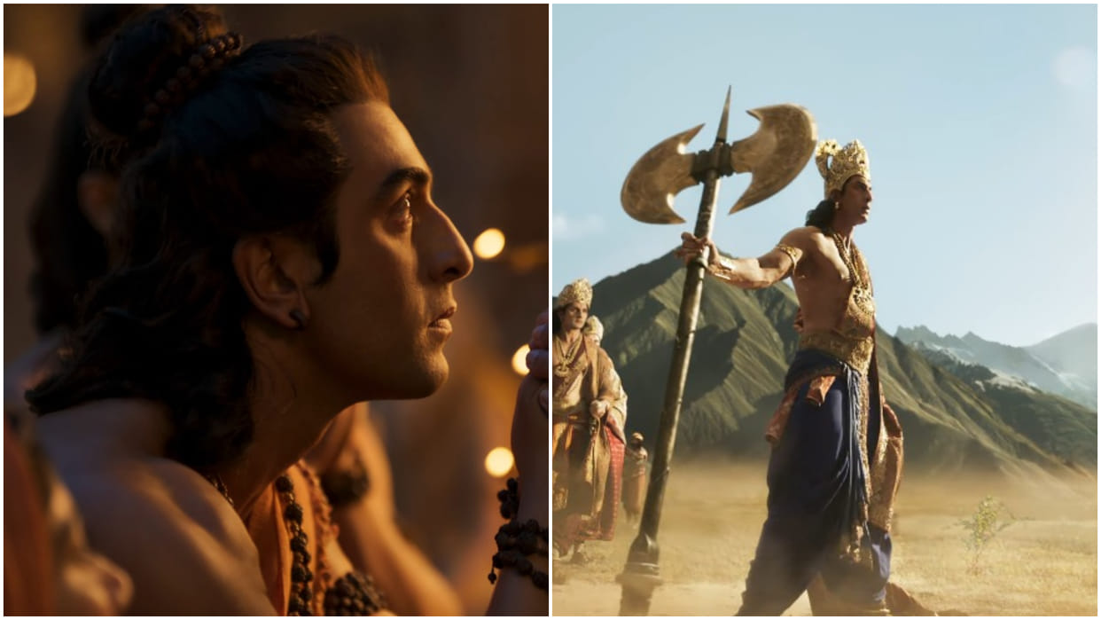 Ramayana Teaser Reaction Fans Loves Ranbir Kapoor  As Rama And Yash As Ravan Take A Dig On Adipurush
