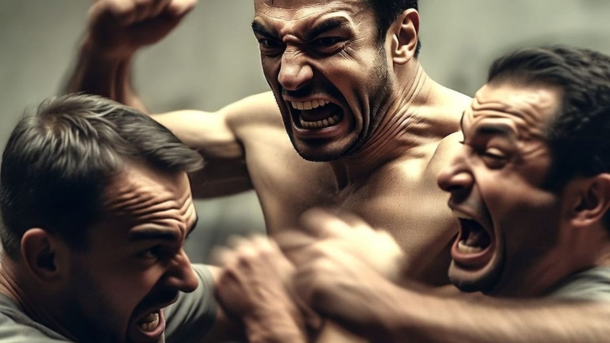 Two bank employees who went to recover a loan were beaten up.