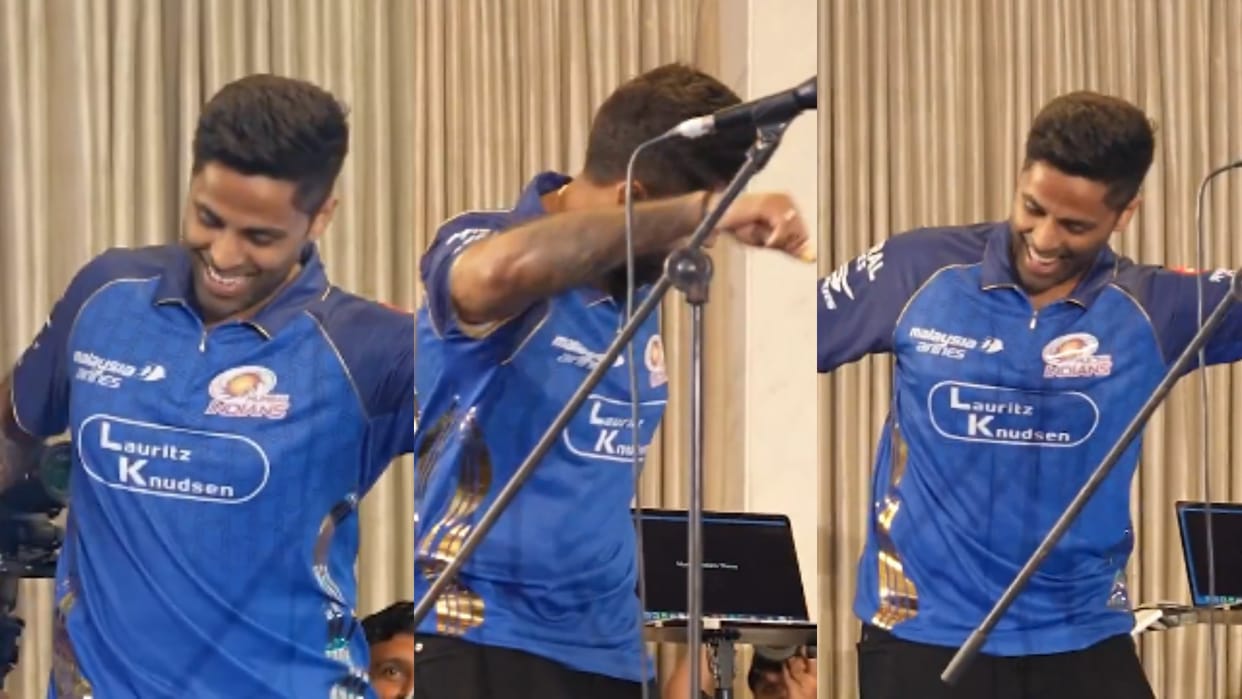 IPL 2026: MI batter Suryakumar Yadav copies dance steps of Akshay Khanna of film Dhurandhar video