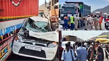 Brake-Failure Tanker Wreaks Havoc in Udaipur; Collides with Multiple Vehicles on Highway; Over 10 Injured