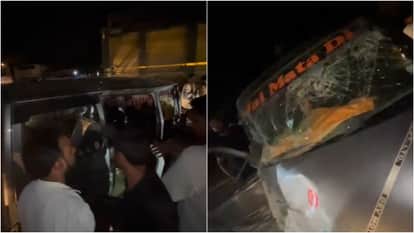 Truck Collides with Van Carrying Devotees from Etah Heading to Purnagiri in Bareilly