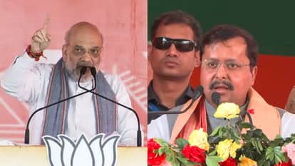 Election Campaign Assam BJP Goes All Out Shah Holds Public Meeting in Goalpara Nitin Nabin Rallies in Kamrup