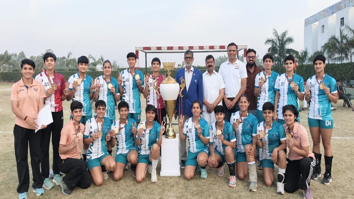 Daughters of the Mountains Triumph; Handball Title Goes to Himachal