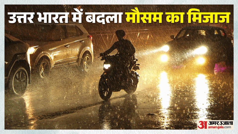 north india weather alert heavy rain hailstorm delhi ncr western disturbance