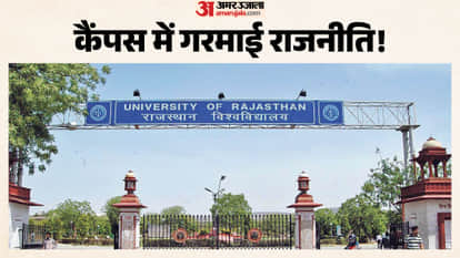 Political Battle Erupts at Rajasthan University NSUI Ready to Target RSS Know the Reason