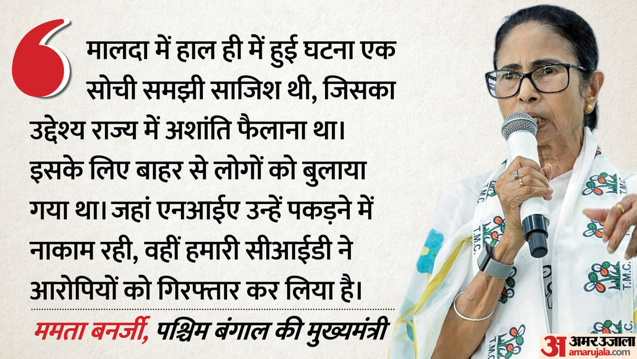 The recent incident in Malda was a well-planned conspiracy', CM Mamata makes serious allegations