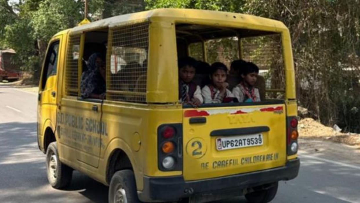 Children Safety Rests on Dilapidated School Buses 606 Vehicles in jaunpur Declared Unfit