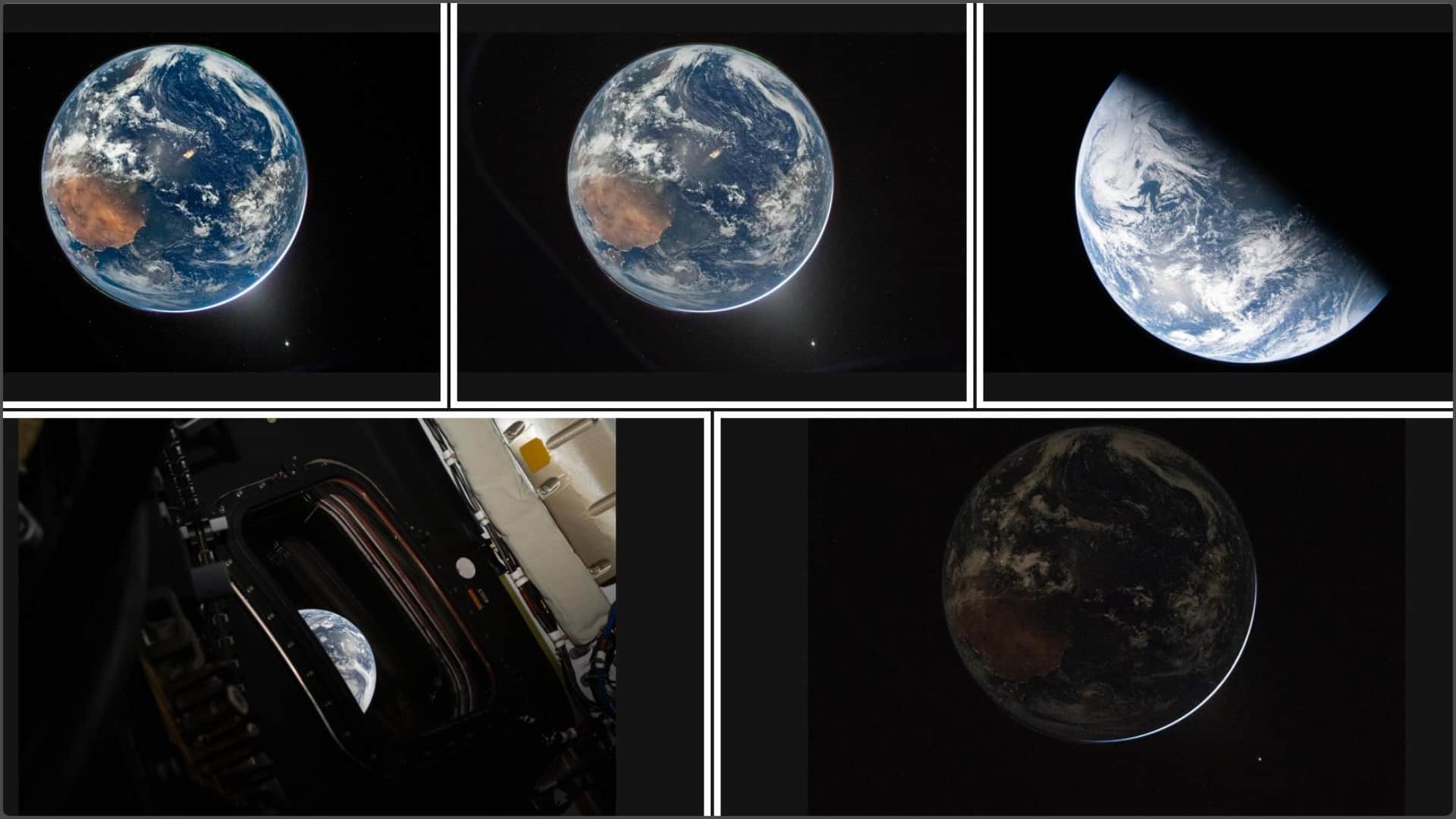 Artemis II's moon-bound astronauts capture Earth's brilliant blue beauty as they leave it behind