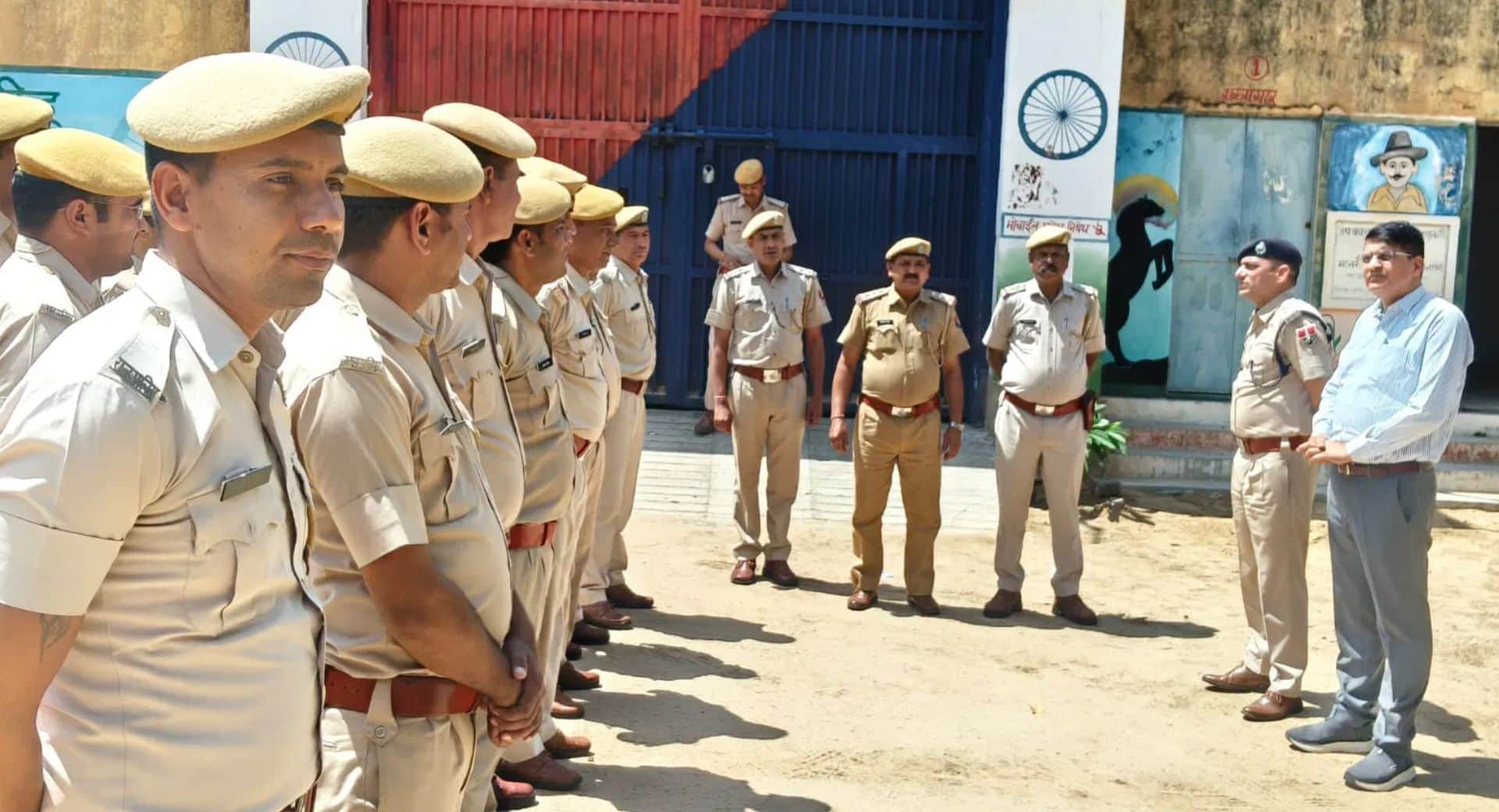 कोटपूतली जिला कारागृह में सघन औचक निरीक्षण हुआ