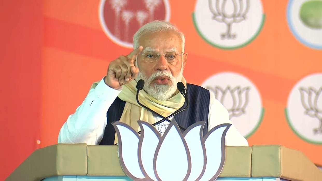 pm narendra modi cooch behar rally west bengal election bjp government claim massive crowd