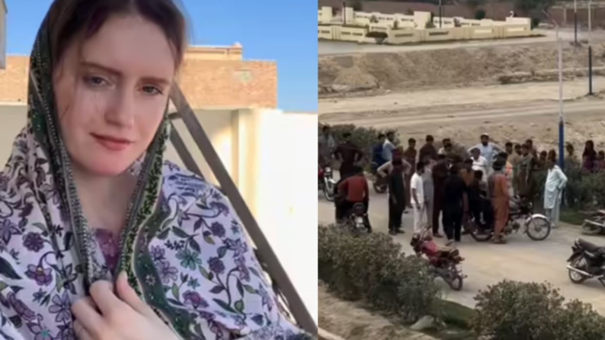 Russian Lady Married In Pakistan Shows What Happens If She Go Alone Out Of Village