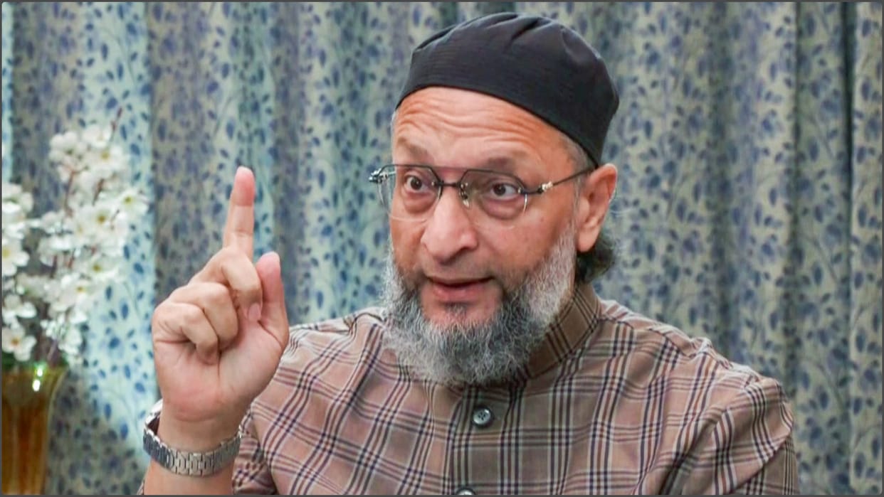owaisi attacks government over ucc imposing hindu laws on muslims