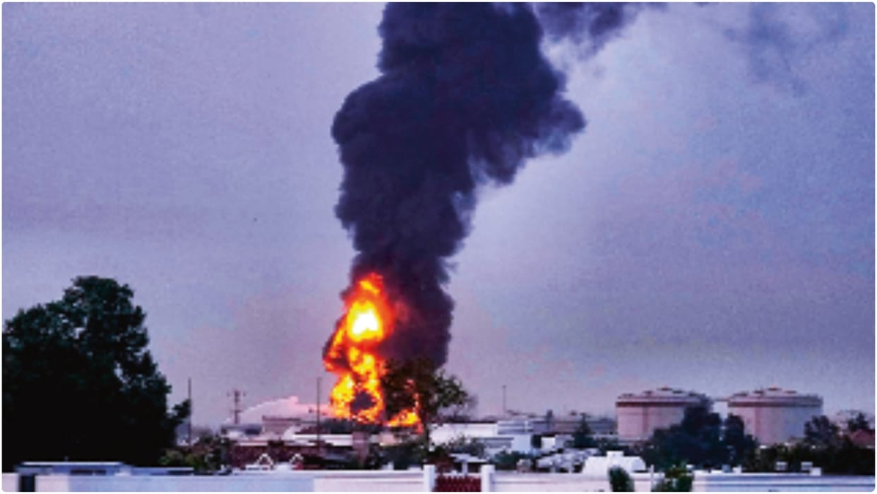 West Asia Crisis Attacks Reach Digital Infrastructure Debris Falls Oracle Building in Dubai Situation Alarming