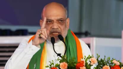 Kerala Election Amit Shah holds a roadshow in Haripad district campaigning NDA candidate Sandeep Vachaspati