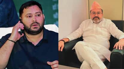 नेता प्रतिपक्ष तेजस्वी यादव और भाजपा नेता राजीव रंजन