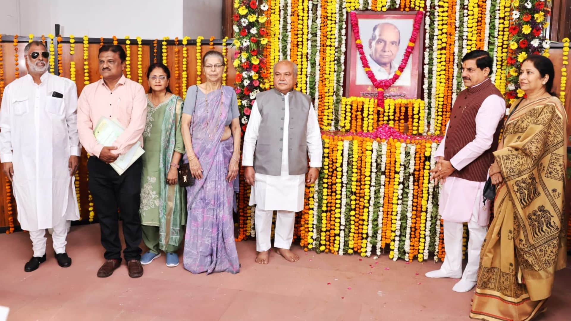 एमपी विस के पूर्व अध्यक्ष स्व. यज्ञदत शर्मा को विधानसभा अध्यक्ष तोमर और सीएम मोहन यादव ने याद किया