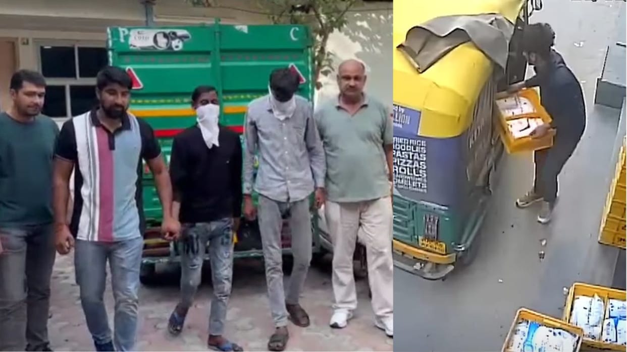 Police arrested two accused of milk theft gang in Delhi