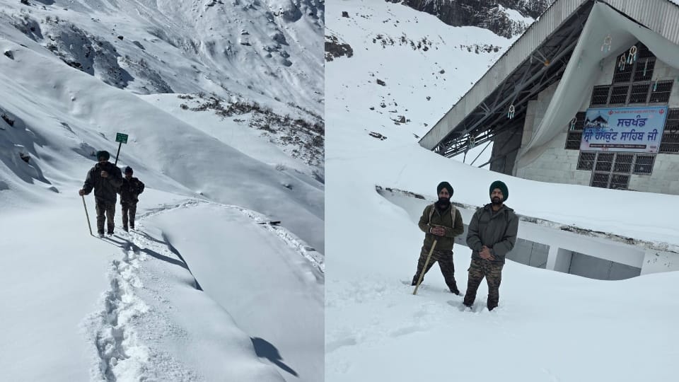 Hemkund Sahib Yatra 2026 Army personnel and trust members conduct reconnaissance of trek