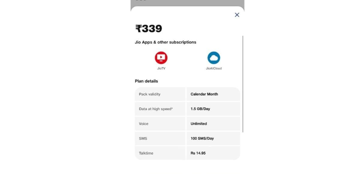 Monthly Validity Free AI, Cloud Storage; Check Out Jio New Plan