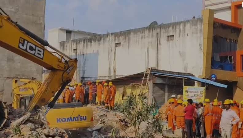 Anuppur Building Collapse Two dead, several injured, debris removal underway