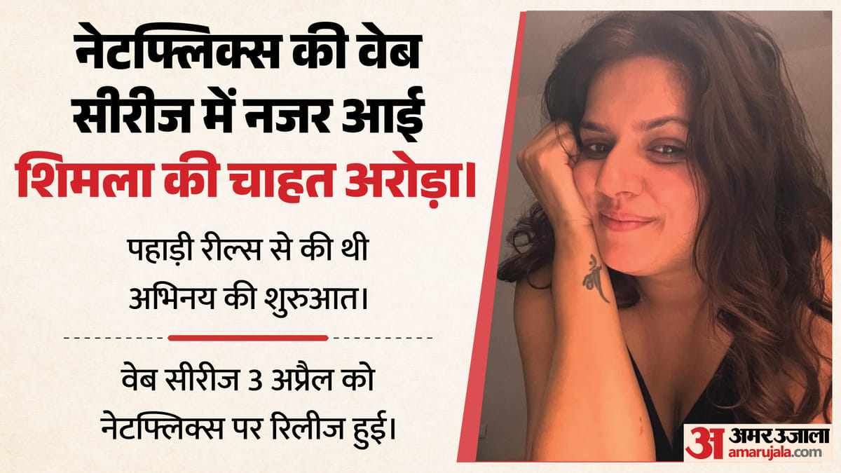 Himachal News: नेटफ्लिक्स की वेब सीरीज में नजर आई शिमला की चाहत अरोड़ा, महिला पुलिस का निभाया किरदार