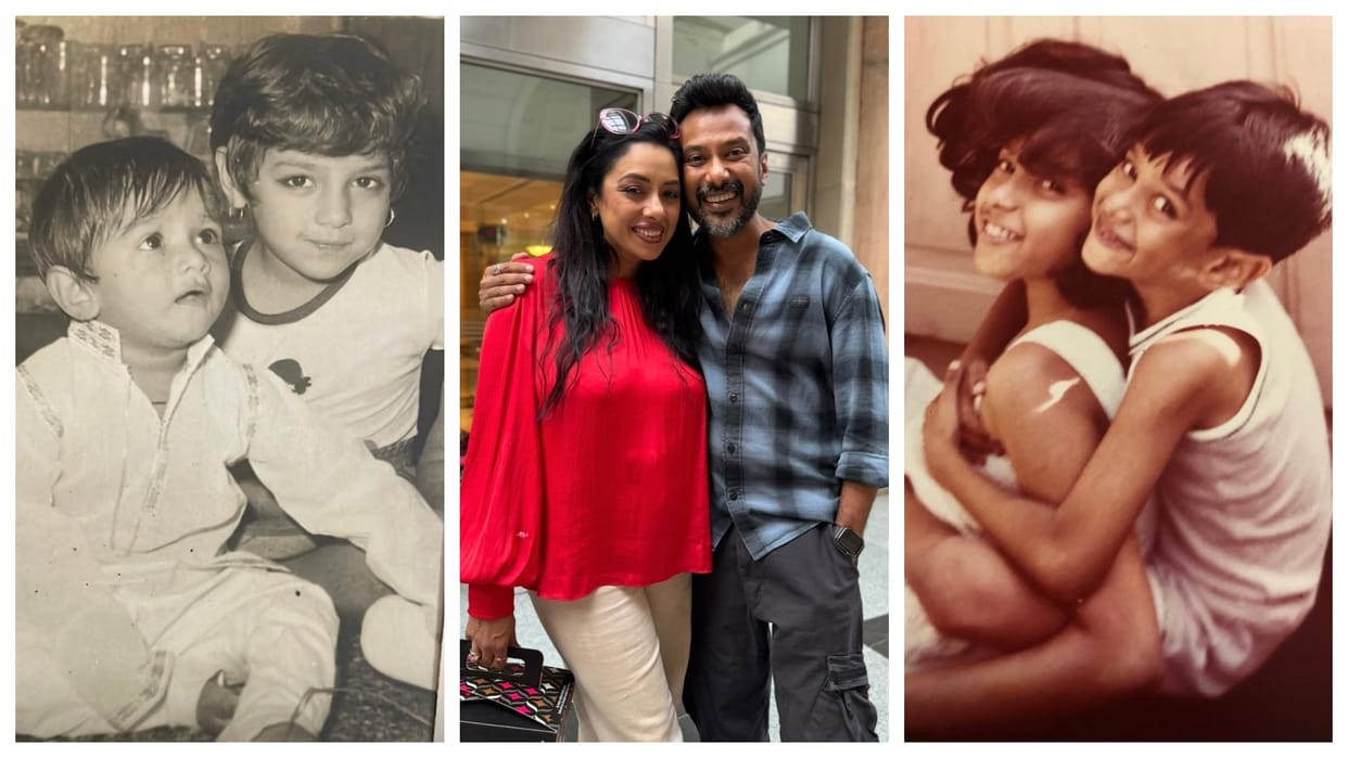 rupali ganguly birthday wish by brother vijay share childhood photos Wamiqa Gabbi comments