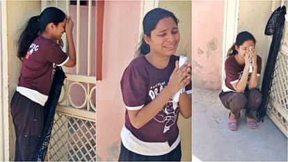 Rajasthan SI Exam: Young Woman Arrives Three Minutes Late in Sikar, Breaks Down Crying at Exam Center Gate