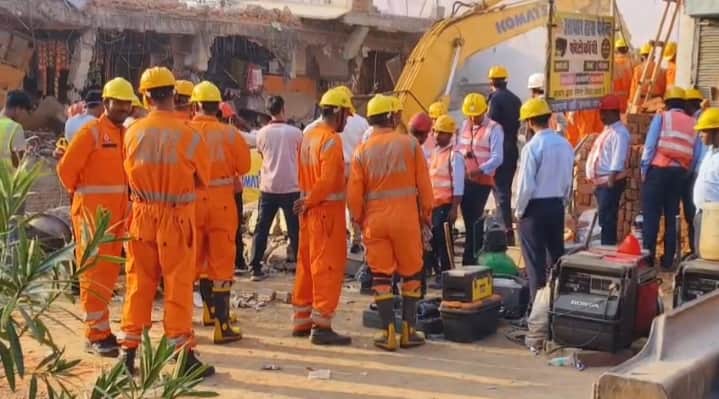 Anuppur Building Collapse Two dead, several injured, debris removal underway