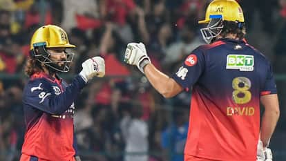 IPL 2026 RCB VS CSK Tim David Devdutt Padikkal hits half century stats and records