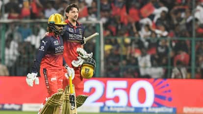 IPL 2026 RCB VS CSK Tim David Devdutt Padikkal hits half century stats and records
