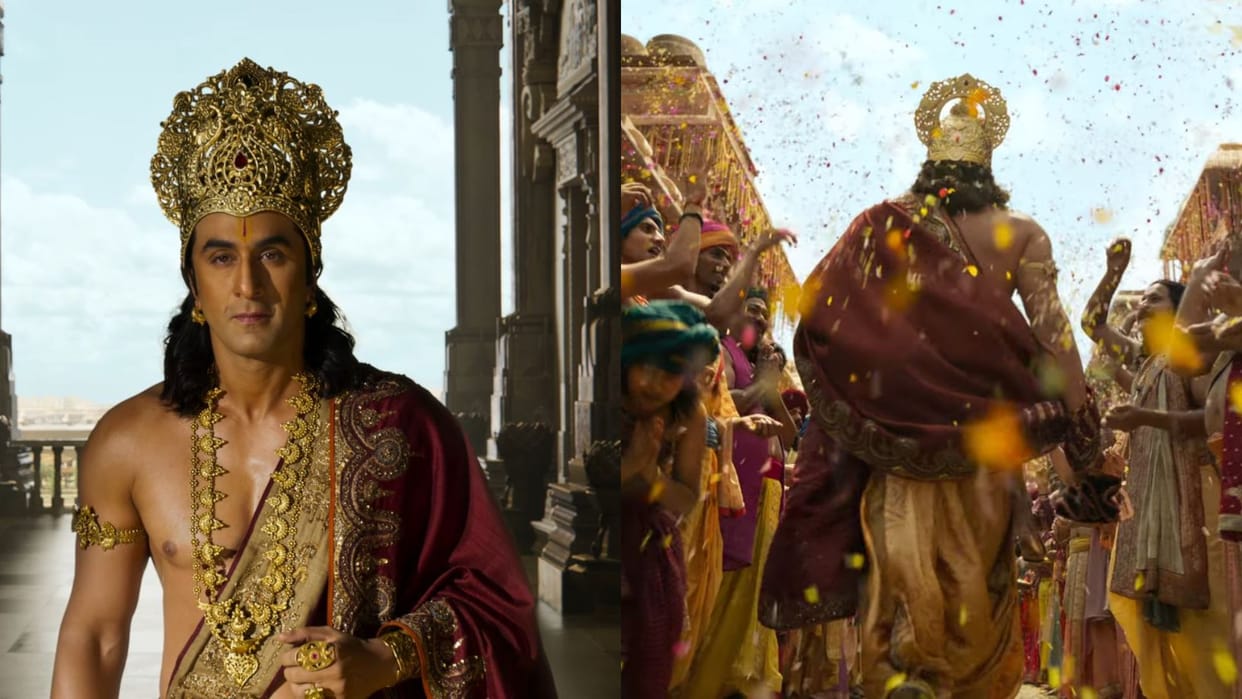 is Ramayana Ayodhya scene made by AI user share clip actor respond on it