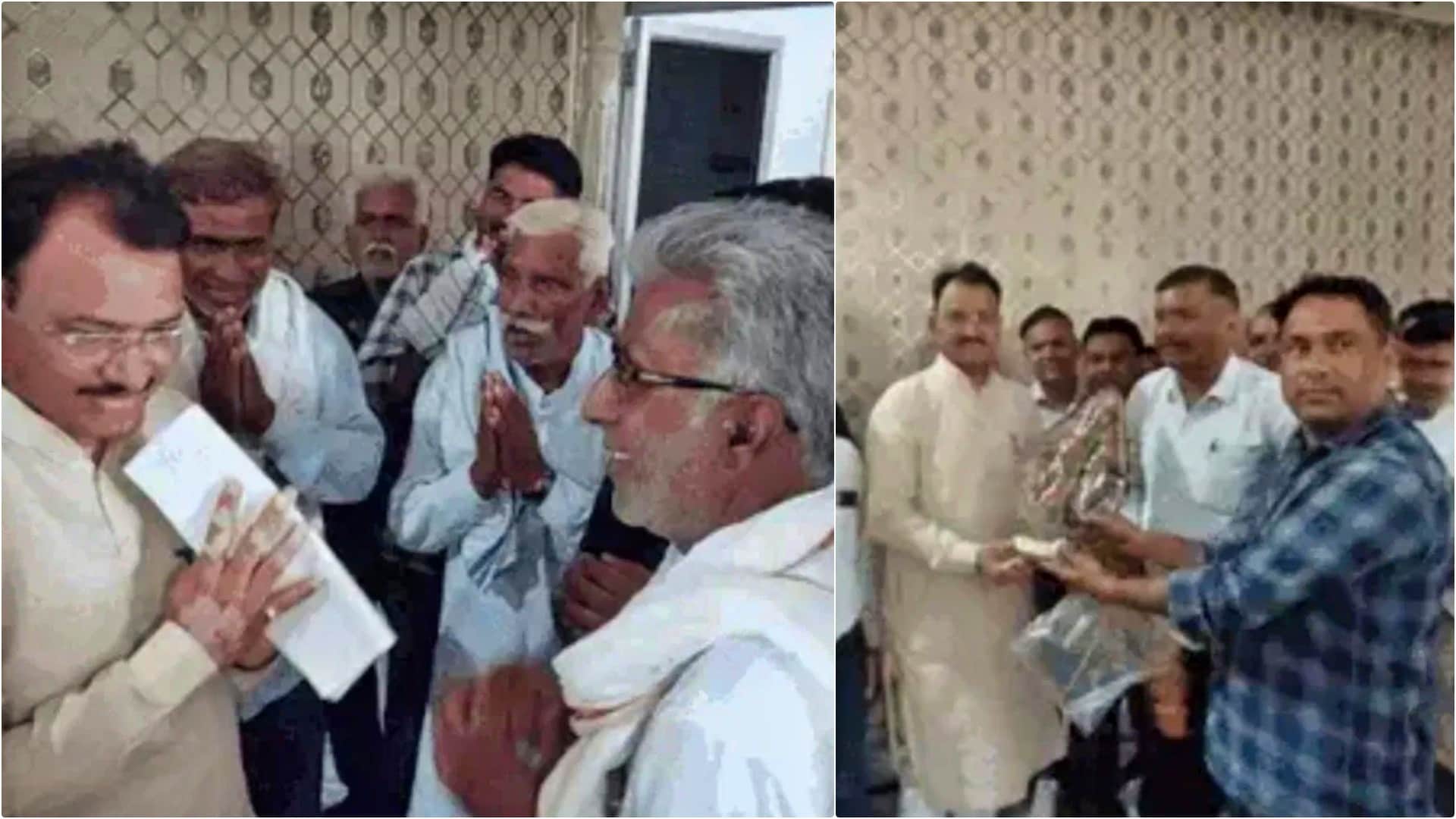 दौसा में एक कार्यक्रम के दौरान उप मुख्यमंत्री प्रेमचंद बैरवा